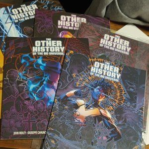 THE OTHER HISTORY OF THE DC UNIVERSE BOOKS 1 THRU 5 DC BLACK LABEL